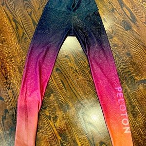 Peloton glitter ombré pants